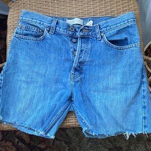 Boot Cut Denim High Rise Shorts. Purchased at Gap.